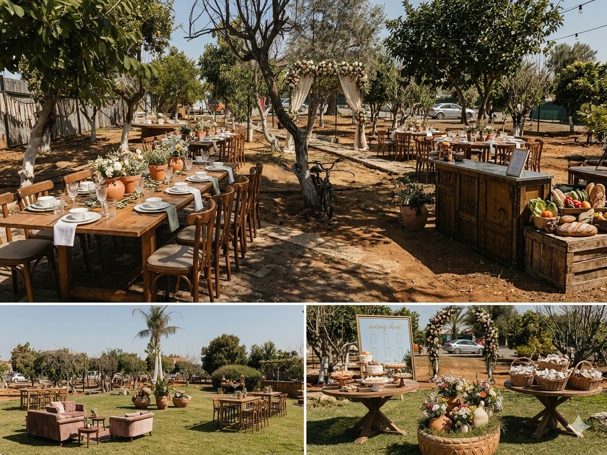 גן עצי הפרי אירועים - חתונת בוטיק בשרון