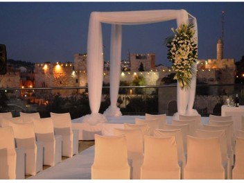 פנורמה אירועים - חתונה מול העיר העתיקה ירושלים
