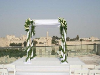 פנורמה אירועים - חתונה מול העיר העתיקה ירושלים