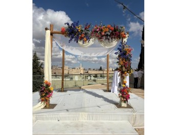 בית שמואל אירועים - חתונה מול העיר העתיקה ירושלים