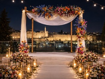 בית שמואל אירועים - חתונה מול העיר העתיקה ירושלים
